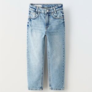 Zara kids mom fit jeans size 11–12, adjustable waistband